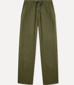 Resim Mudo Erkek Haki Loose Fit Beli Bağlamalı Pantolon 
