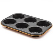 Resim Aryıldız 6'lı Muffin Kalıbı Turuncu 