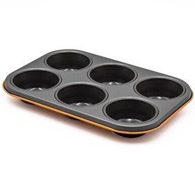 Resim Aryıldız 6'lı Muffin Kalıbı Turuncu 
