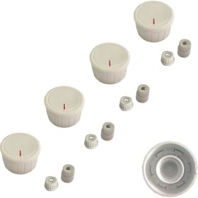 Resim Parmis Arnova Düğme 4 Lü Takımı Ankastre Set Üstü Ocak Düğmesi SÜ0032 