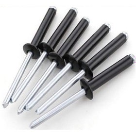 Resim 3,2x12 Alüminyum Pop Perçin Siyah Boyalı 