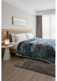 Resim Özdilek Prime Çift Kişilik Golden Palm Battaniye Çok Renkli 