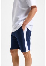 Resim Grimelange KEPA Erkek Beli Lastikli Cepli Relaxed Fit Lacivert Şort 