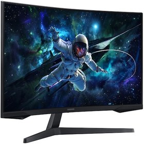 Resim Samsung Odyssey G5 G55C LS32CG552EUXUF 32" 1 MS 165 Hz 2K QHD Curved VA LED Monitör 
