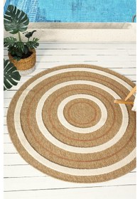 Resim Marakeş Daire Taba Halı Salon Oturma Odası Çocuk Odası Yatak Odası Halısı 675d Taba 