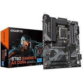 Resim Gigabyte B760 Gaming X AX DDR4 Intel B760 5333 MHx (OC) DDR4 Soket 1700 ATX Anakart 