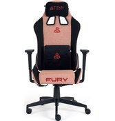 Resim Titanseat Fury Roseum Kumaş Oyuncu Koltuğu Gri - Pembe 