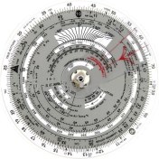 Resim Skyeyyt Uçuş Cetvel Uçuş Bilgisayar Havacılık Çizim Slayt Kuralı Havacılık Uçuş Tren Dairesel Navigasyon Hesaplama Cetveli (Yurt Dışından) 