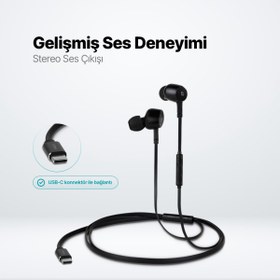 Resim Ttec Pop 2 USB-C Stereo Mikrofonlu Kulakiçi Kulaklık 