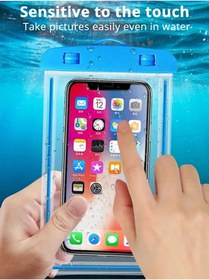 Resim Maxup Su Geçirmez Telefon Kılıf Kab Universal Waterproof Ipx Uyumlu Iphone \u002F0ppo \u002Fhuawei \u002Fsamsung \u002F Xiaomi 