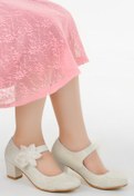 Resim Kiko Kids Angelina Çupra Günlük Kız Çocuk 4 Cm Topuklu Abiye Ayakkabı 