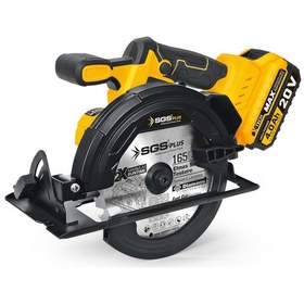 Resim Sgs 165mm Akülü Daire Testere / 4.0 Ah Tek Akülü / Kömürsüz 