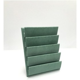 Resim YEŞİL Ayaklı süet kaplama küpe standı Yeşil 