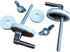 Resim Metal Klozet Kapak Vidası Alttan Sıkmalı 