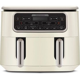 Resim Karaca Aır Pro Cook Duo Köz Xxxl 4+4 Litre Airfryer Iconic Beige 8 Kişilik 