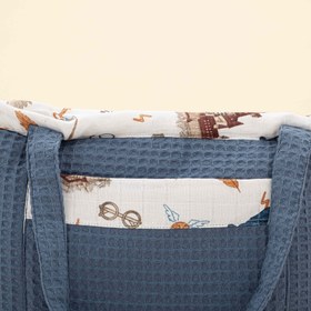 Resim Bebek Bakım Çantası - İndigo Petek - Harry 