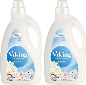 Resim Viking Çamaşır Yumuşatıcısı Sensitive 3 Litre (2 paketi) 