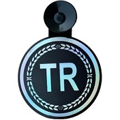 Resim HMNL Oto Resimlik Vantuzlu SİYAH TR 7 CM 
