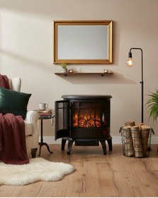 Resim Reyo Stove Sümer 1950 Watt Çift Kademe Dekoratif Elektrikli Şömine 