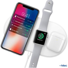 Resim schitec Air Power 3in1 Telefon/saat/airpods Wireless Kablosuz Şarj Istasyonu 