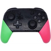 Resim cosmostech Switch Ve Pc Uyumlu Pro Controller Kablosuz Oyun Kolu Yeşil-pembe 