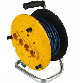 Resim 3x1.5 mm Makaralı Uzatma Kablosu 20 m 