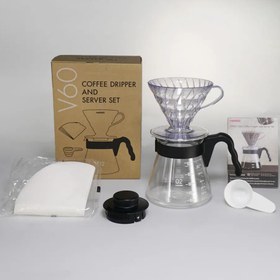Resim Hario V60 Kahve Demleme Seti “Şeffaf” 