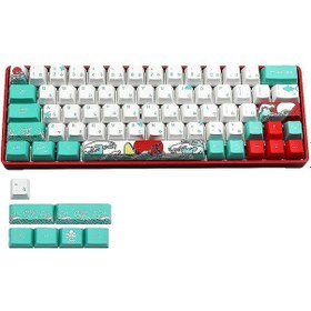 Resim Mekanik Klavye Coral Sea Tuş Takımı Japon Tuş Takımı 