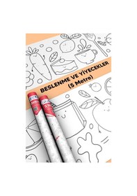 Resim Sağlıklı Beslenme Boyama Kağıdı 
