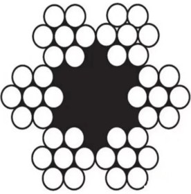 Resim Çelik Halat 5 mm 10 Metre (6x7 K.öz) 