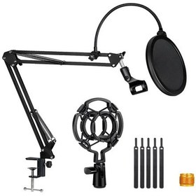 Resim Profesyonel Makas Kolu Standı Mikrofon Standı Örümcek Konsol 