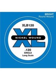 Resim D'addario Xlb120 Tek Bas Gitar Teli 120 