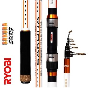 Resim Riyobi Sakura 425 Cm 100-250 Gr Surf Olta Kamışı 