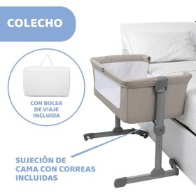 Resim Chicco Next2me Anne Yanı Beşik Açık Kahverengi 