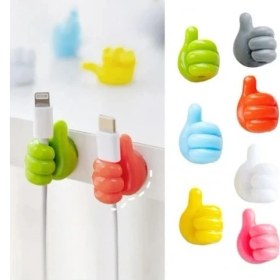 Resim Ozcmax El Şeklinde Kauçuk Çok Amaçlı Kablo Tutacak 10 Adet 