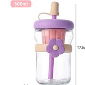 Resim Velvettides Yeni Çiçek Kız Çay Bardağı Ofis Ayırma Boru Bardak Su Bardağı İle Basit Ve Küçük Taşınabilir Menekşe 