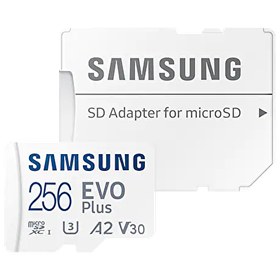Resim Samsung Evo Plus Microsdxc 256GB UHS-I U3 V30 A2 130MB/S 4K MB-MC256KA/TR Micro SD Kart 