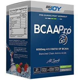 Resim Big Joy Bcaa Pro Go! 21 Drink Packets 