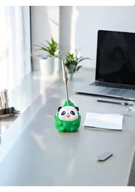 Resim Bambu Panda Kawaii Sevimli Panda Fotoğraf Ve Not Tutucu - Ofis Masa Not Tutacağı Çok Renkli 