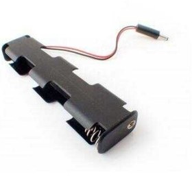 Resim 4Lü Aa Pil Yuvası - Çift Taraflı Ve Jack Çıkışlı 