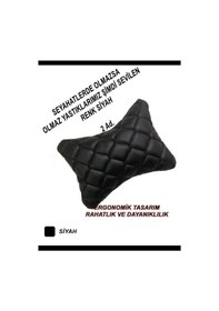 Resim Mitsubishi Galand Oto Koltuk Boyun Yastığı Siyahı1203 Çok Renkli 