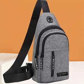 Resim Yeni Kadın Çantası - Çok Fonksiyonlu, Kaza Stili, Hafif, Ayarlanabilir Askı, Zip Kapatma, Polyester Astar, Desen Yok, Baskı Yok, Fringe Yok, Yıkanamaz 