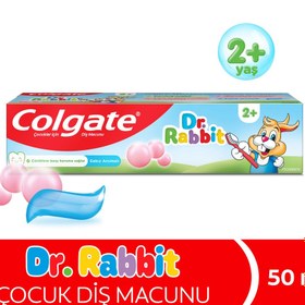 Resim Colgate Dr. Rabbit Bubblegum Çocuk Diş Macunu 50 ml - Gratis 