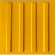 Resim İleri Trafik Engelli Takip Yüzeyi 30x30cm Çizgili 