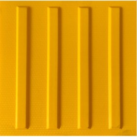 Resim İleri Trafik Engelli Takip Yüzeyi 30x30cm Çizgili 