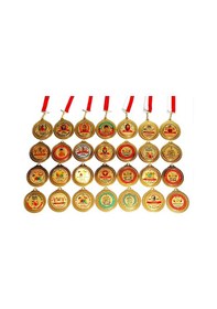 Resim Dijital Baskılı Madalya Okul-Mezuniyet-Spor-Turnuva-Ödül Madalyası 