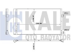 Resim KALE 342450 Klima Radyatoru Kondenser (Renault: Laguna III 1.5Dci 1.6Dci 2.0Dci 07- Latitude 1.5Dci 1.6Dci 2.0Dci 10- ) 921100002R (WR668829) 