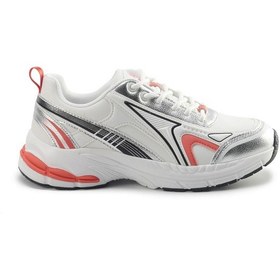 Resim Lumberjack Enno 5pr Beyaz Kadın Spor Ayakkabı Beyaz-gumus-turuncu 