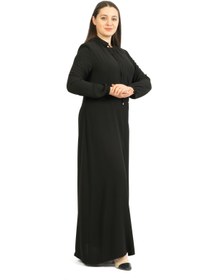 Resim derin store Hakim Yaka Bağcıklı Basic Ferace 
