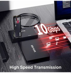 Resim Unıtek Usb-c To M.2 Nvme + Sata Iıı Dönüştürücü +12v2a Ttkunt0015 